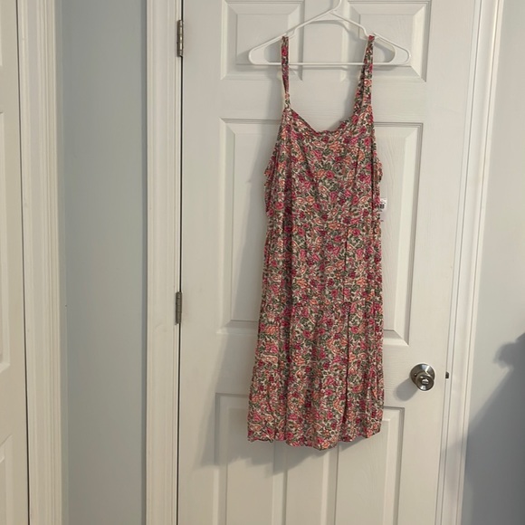 Robe D'été Femme As U Wish Taille 3 - Imprimé Floral, Bretelles Spaghetti